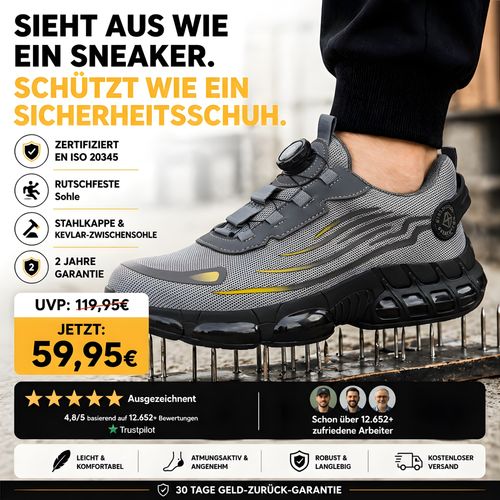 KraftSohle Pro™ | Sicherheit, die nicht wie Arbeit aussieht
