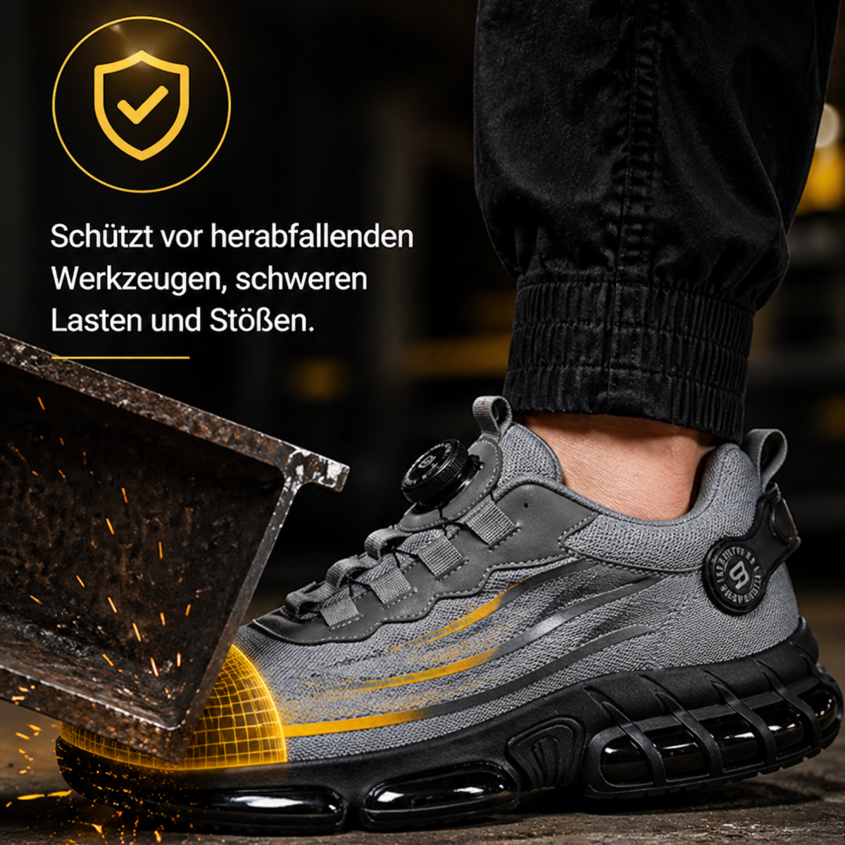 KraftSohle Pro™ | Sicherheit, die nicht wie Arbeit aussieht